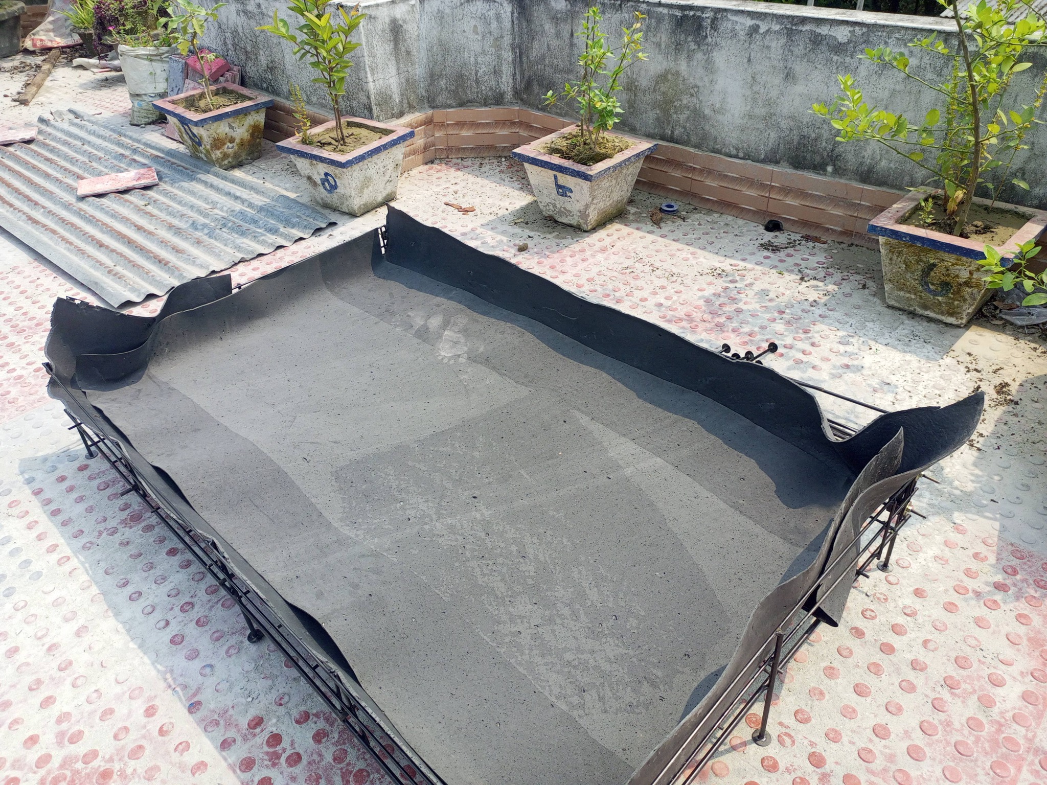 Root technology farming bed setup